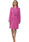 Pastunette Waffle Knit Dressing Gown, Pink