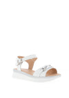 Patrizio Como Bacoli Patent Sandals, White