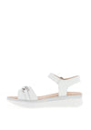 Patrizio Como Bacoli Patent Sandals, White