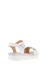 Patrizio Como Bacoli Patent Sandals, White