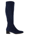 Patrizio Como Emmetton Heeled Knee High Boots, Navy
