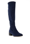 Patrizio Como Emmetton Heeled Knee High Boots, Navy