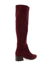 Patrizio Como Emmetton Heeled Knee High Boots, Wine