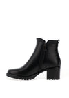 Patrizio Como Lanicano Block Heeled Ankle Boots, Black