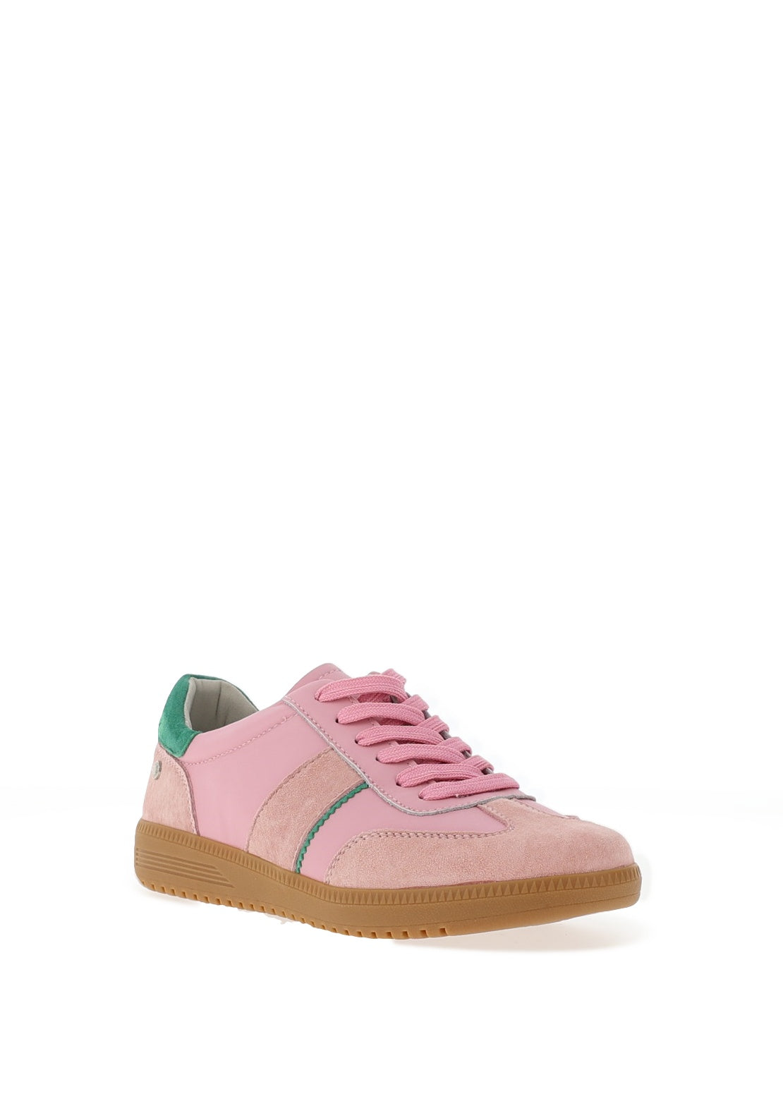 Patrizio Como Melfi Suede Leather Trainers, Rose Pink