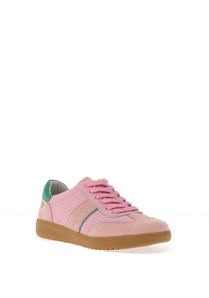 Patrizio Como Melfi Suede Leather Trainers, Rose Pink