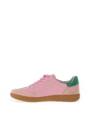 Patrizio Como Melfi Suede Leather Trainers, Rose Pink