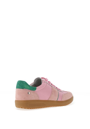 Patrizio Como Melfi Suede Leather Trainers, Rose Pink