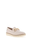 Patrizio Como Menfi Patent Loafers, Beige