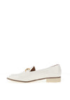 Patrizio Como Pertosa Patent Loafers, White