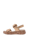 Patrizio Como Ardea Cork Platform Sandals, Gold