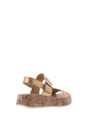 Patrizio Como Ardea Cork Platform Sandals, Gold