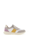 Patrizio Como Cori Eboli Faux Leather Laced Trainers, Multi