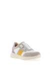 Patrizio Como Cori Eboli Faux Leather Laced Trainers, Multi