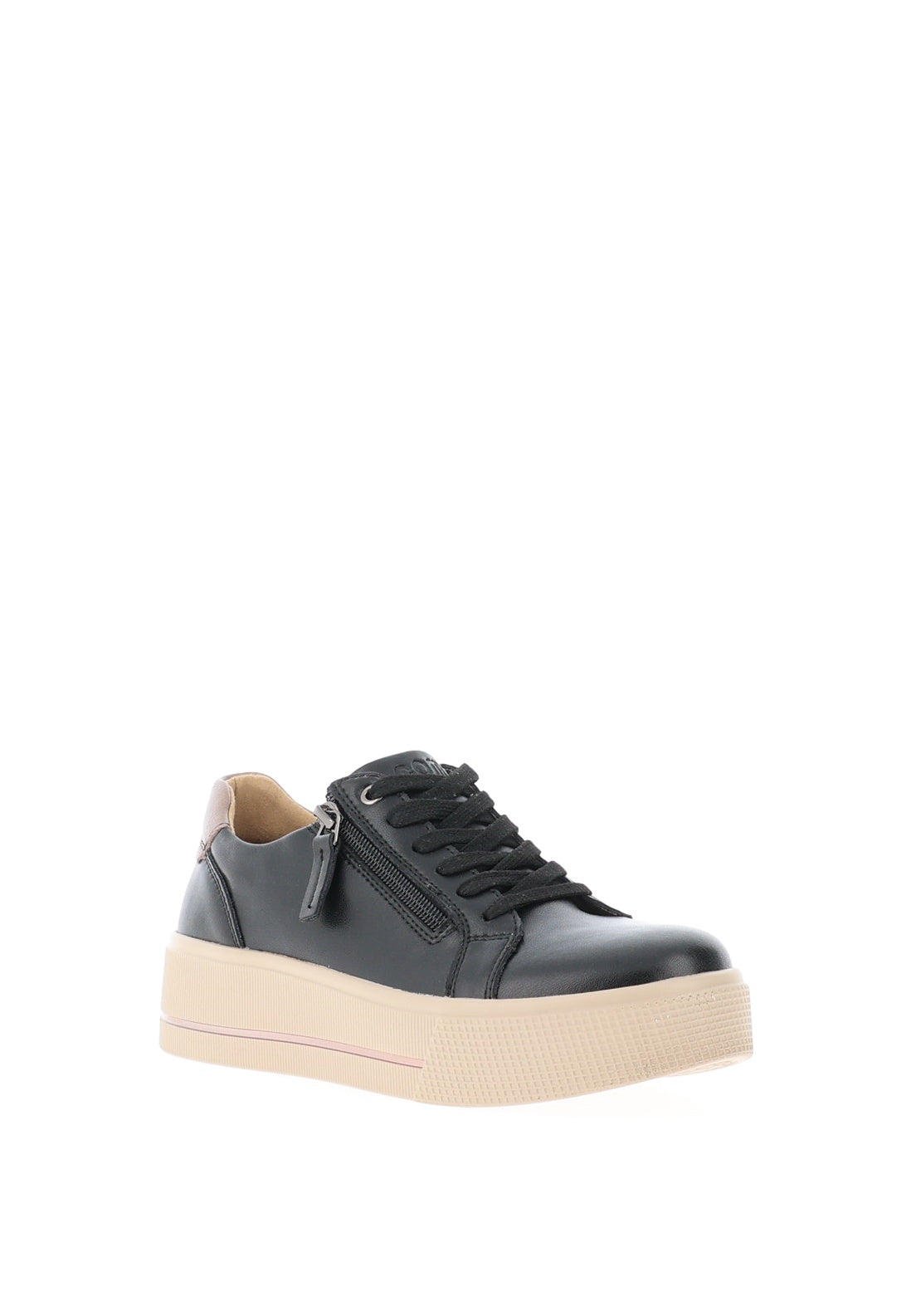 Patrizio Como Ravenna Platform Trainers, Black