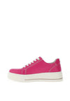 Patrizio Como Ravenna Platform Trainers, Fuchsia