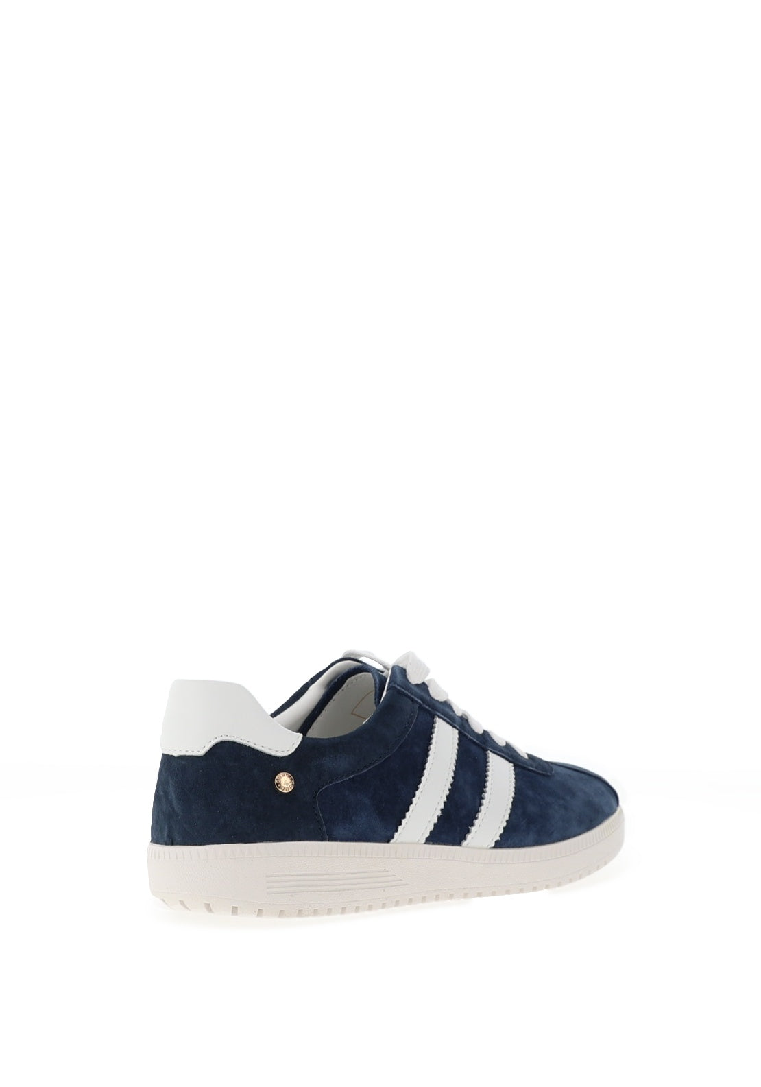 Patrizio Como Termo Suede Leather Trainers, Marine