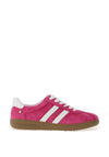 Patrizio Como Termo Suede Leather Trainers, Rose Pink Jazz