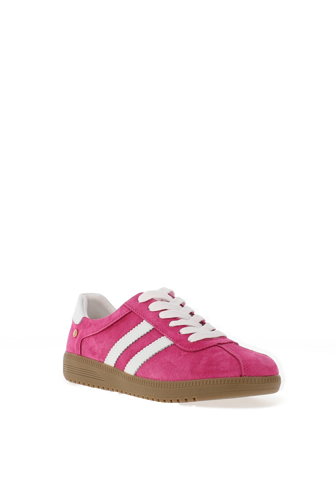 Patrizio Como Termo Suede Leather Trainers, Rose Pink Jazz