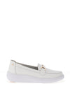 Patrizio Como Vinchio Leather Loafer, White