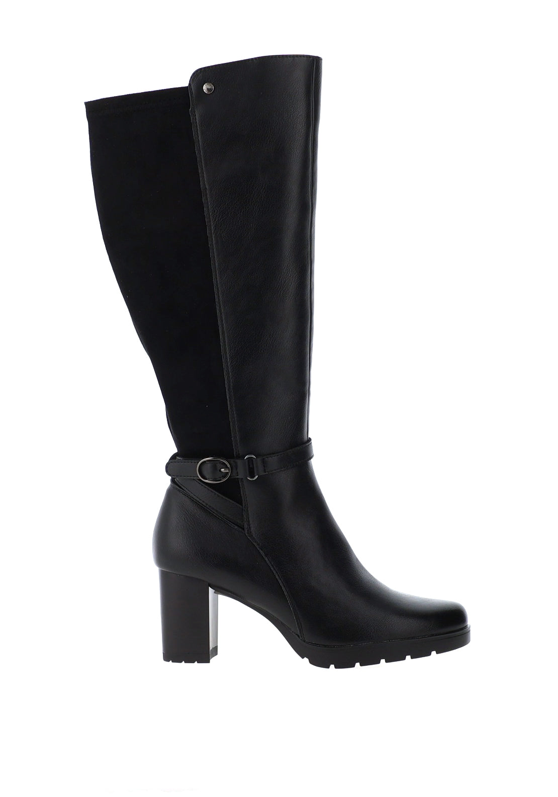 Patrizio Como Pombia High Heeled Knee-High Boots, Black