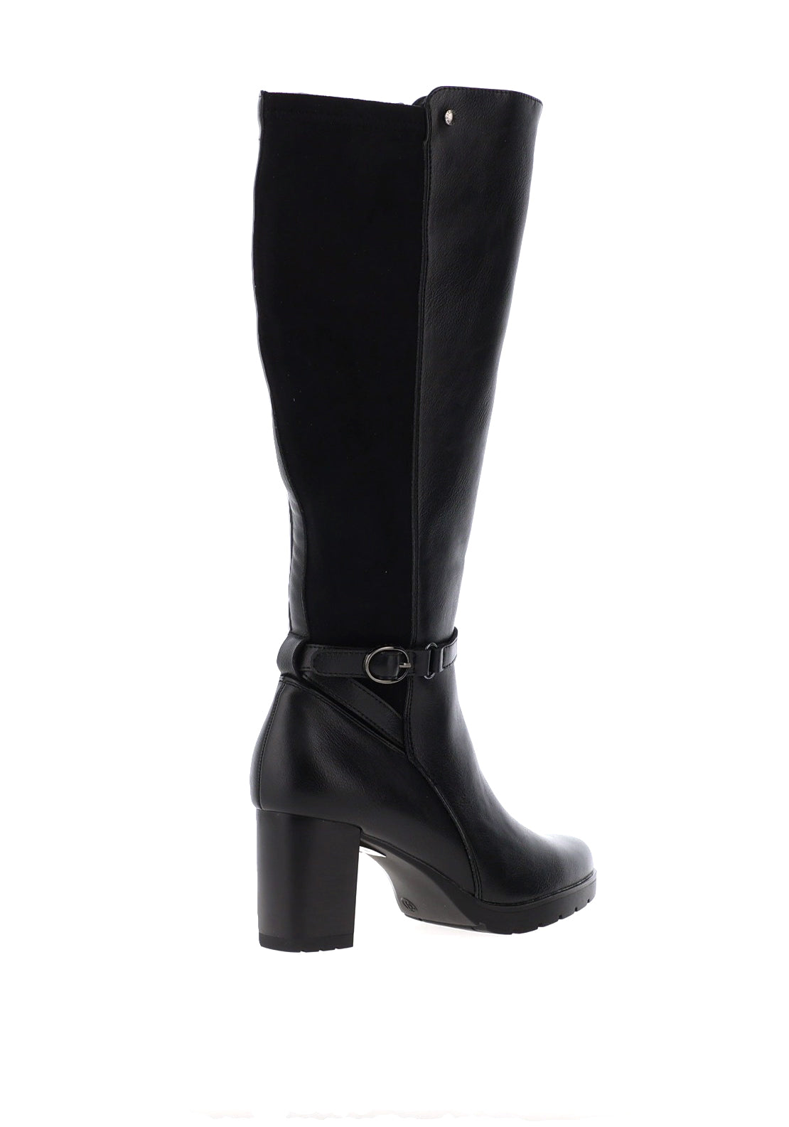 Patrizio Como Pombia High Heeled Knee-High Boots, Black