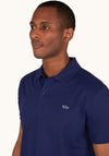 Paul & Shark Pique Cotton Polo Shirt, Blue