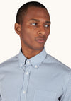 Paul & Shark Gingham Oxford Shirt, Blue & White