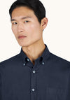 Paul & Shark Giza Cotton Shirt, Denim Blue