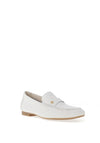 Paul Green Leather Slip On Shoes, White