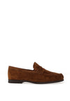 Paul Green Suede Leather Loafers, Tan