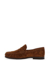 Paul Green Suede Leather Loafers, Tan