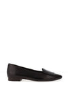 Paul Green Smooth Nappa Leather Pointed Ballet Pumps, Dark Brown