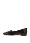 Paul Green Smooth Nappa Leather Pointed Ballet Pumps, Dark Brown