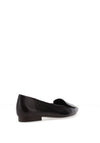 Paul Green Smooth Nappa Leather Pointed Ballet Pumps, Dark Brown