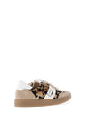 Paul Green Suede Panel Court Trainers, Beige