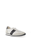 Paul Green Leather Monochrome Trainers, White & Black