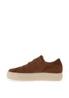 Paul Green Suede Leather Slip-On Elasticated Trainers, Tan