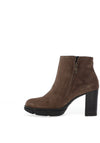 Paul Green Suede Heeled Ankle Boots, Earth