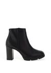 Paul Green Suede Heeled Ankle Boots, Black