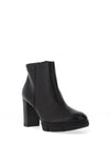 Paul Green Suede Heeled Ankle Boots, Black