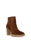 Paul Green Suede Heeled Ankle Boots, Toffee