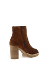 Paul Green Suede Heeled Ankle Boots, Toffee