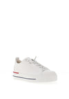 Paul Green Leather Elasticated Lace Trainers, White