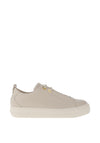 Paul Green Leather Elastic Platform Trainers, Ivory Gold