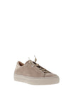 Paul Green Suede Leather Pearl Trainers, Grey Taupe