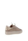 Paul Green Suede Leather Pearl Trainers, Grey Taupe