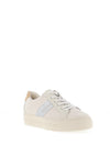 Paul Green Suede Leather Combo Laced Trainers, Ivory & Ice