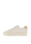 Paul Green Suede Leather Combo Laced Trainers, Ivory & Ice