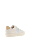 Paul Green Suede Leather Combo Laced Trainers, Ivory & Ice